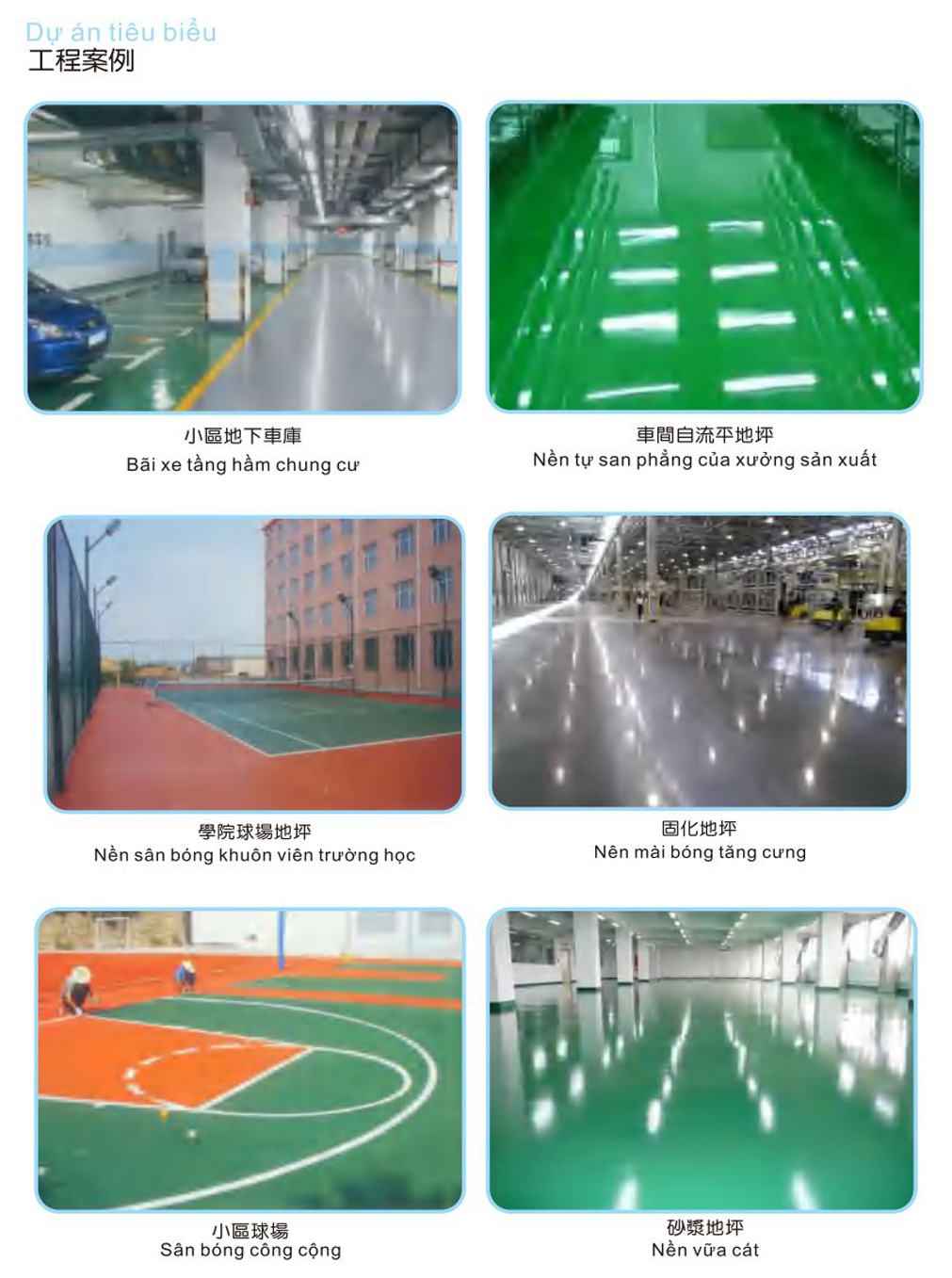 Sơn epoxy mico sonepoxymico vn công trình dự án tiêu biểu